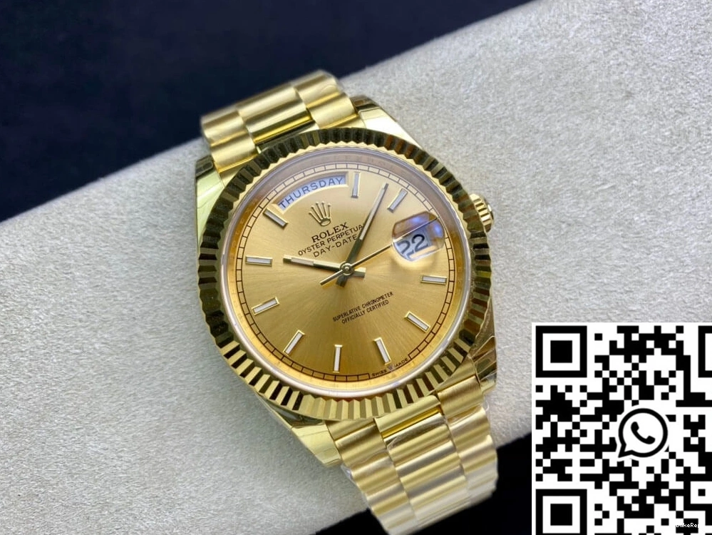 40MM Rolex Day Factory M228238-0003 Dial Date Gold EW 0714
